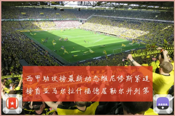 西甲助攻榜最新动态维尼修斯紧追榜首亚马尔拉什福德居勒尔并列第4
